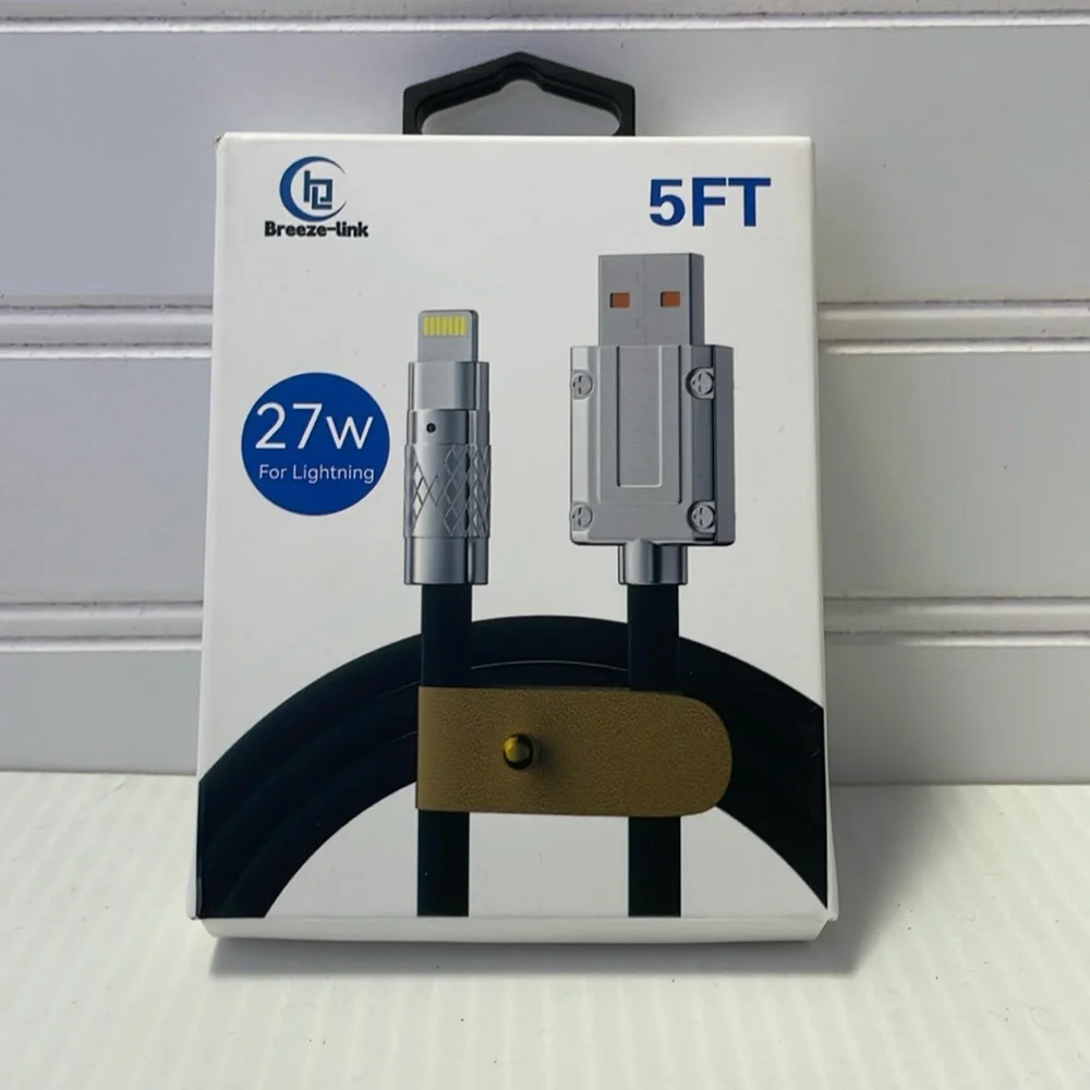 Breeze Link Lightning I Phone 5 ft Phone Cord-NIB